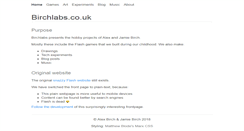 Desktop Screenshot of birchlabs.co.uk